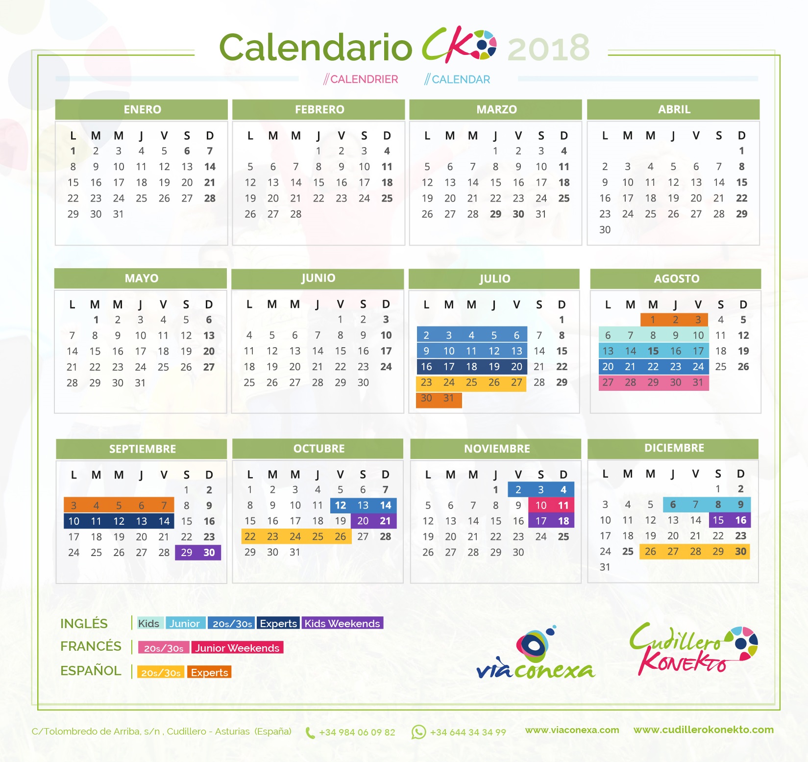 Calendario CK 2018