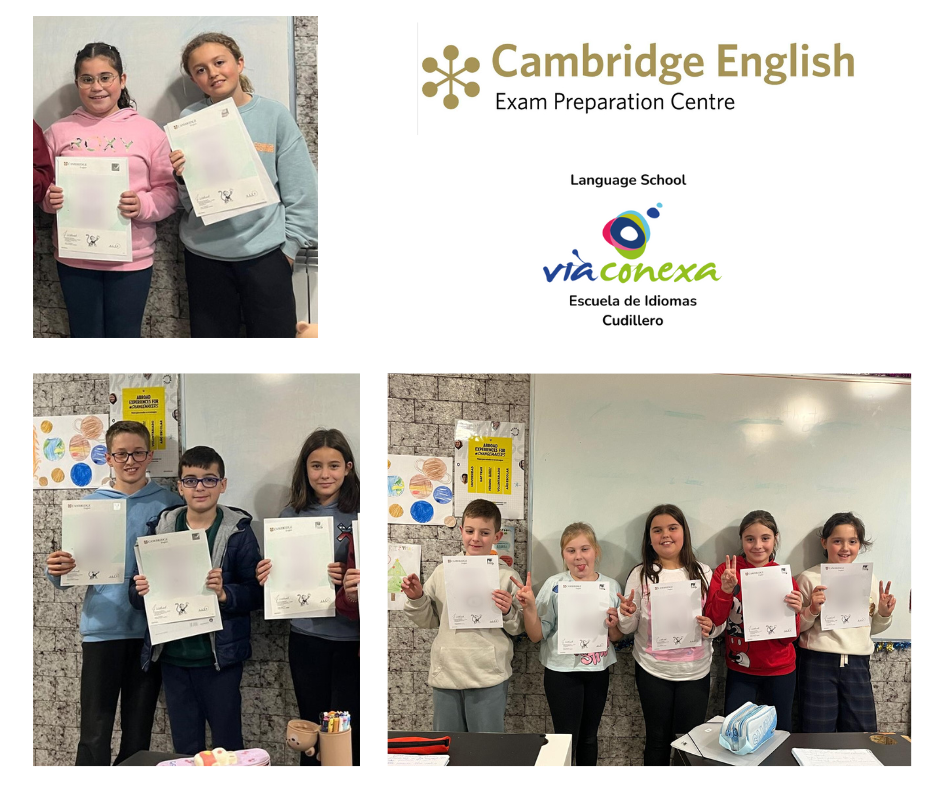 PREPARACIÓN EXÁMENES YOUNG LEARNERS DE CAMBRIDGE EN ACADEMIA INGLÉS VIA CONEXA EN CUDILLERO